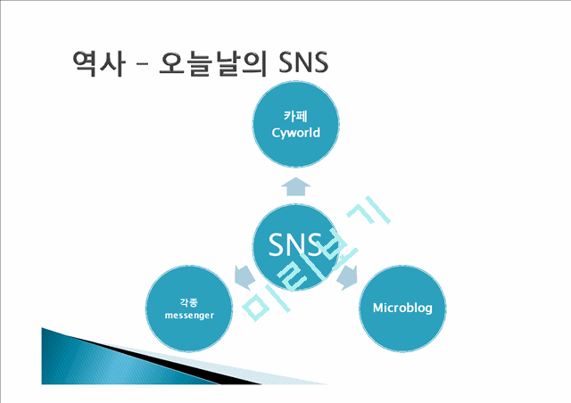 SNS 소셜네트워크서비스 역사및 국내외SNS사이트 이용현황분석(페이스북,트위터,MSN).pptx