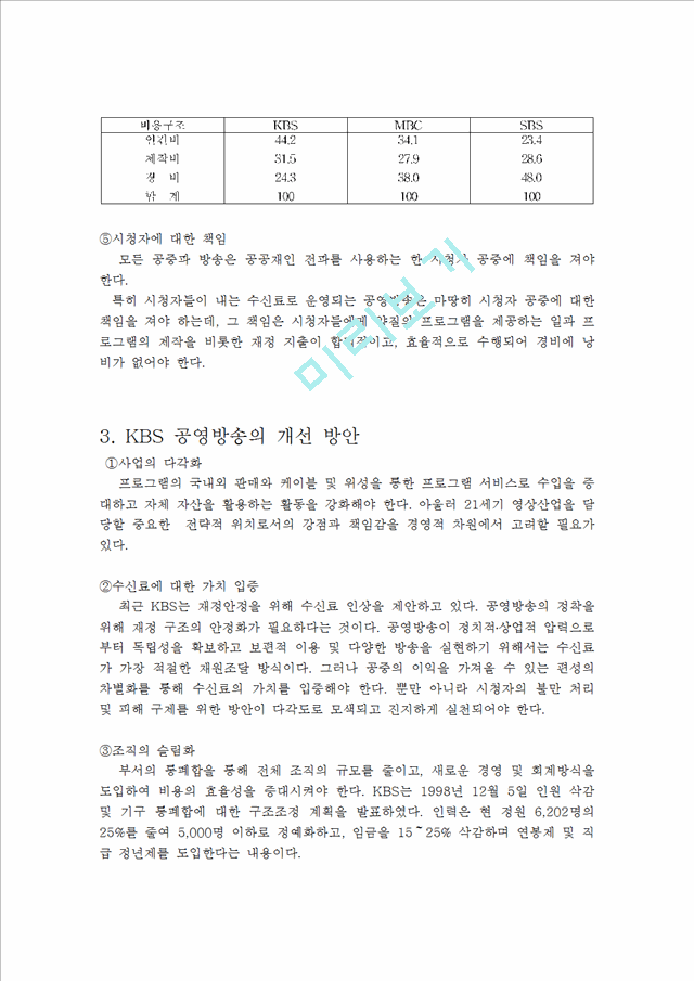 [KBS] KBS 국제방송의 역사와 현황, 주요방송 내용 및 문제점   (8 페이지)